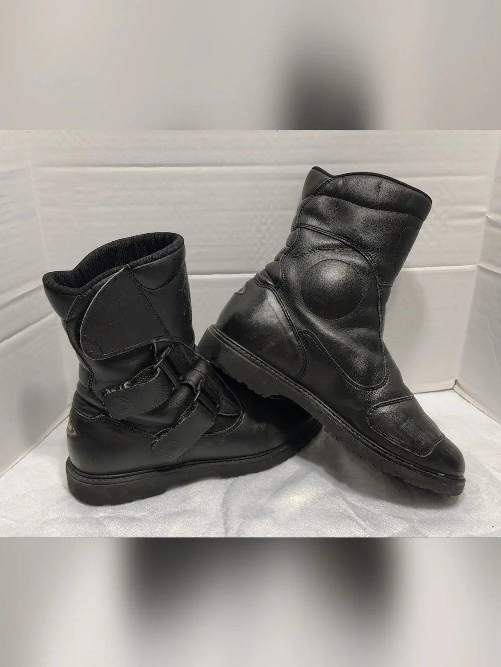 Sidi Scramble Motorcycle Riding Boots X Men's # 9.5 US Leather Made